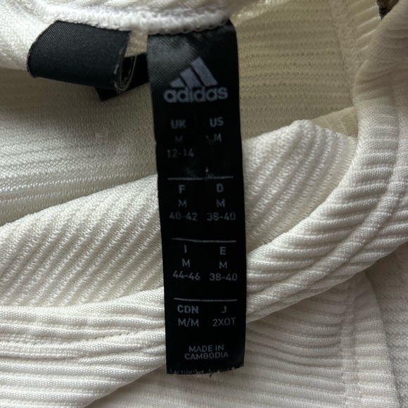 Adidas Zippable Rib Tank Top - Picture 6 of 6